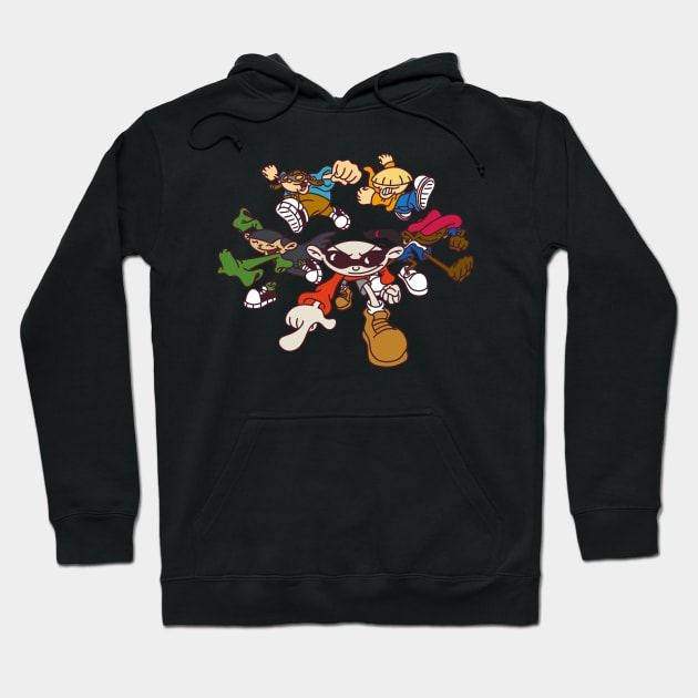 Kids Next Door Group Hoodie by VinylPatch